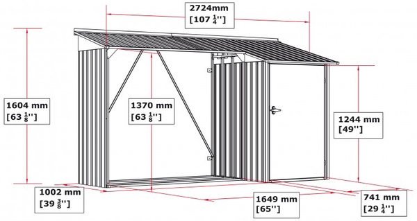 Le�ero Metalico Jardin Duramax Modelo Le�ero Combo